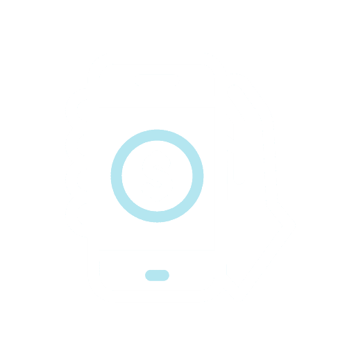 Illustration of a hand holding a smartphone displaying a dollar sign in a circle, representing mobile payments or financial transactions.